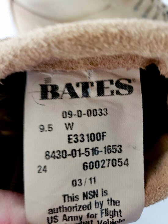 Bates Goretex E33100F Size 9.5 W - Tactical Combat Boots Desert Tan Vibram Soles main image 5